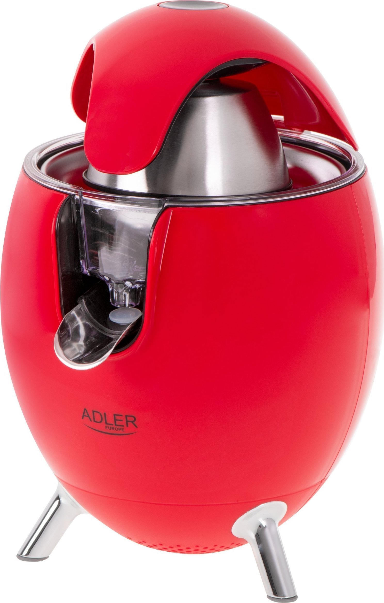 Adler Citrus Juicer AD 4013r Red, 800 W, Number of speeds 1 Sulu spiede