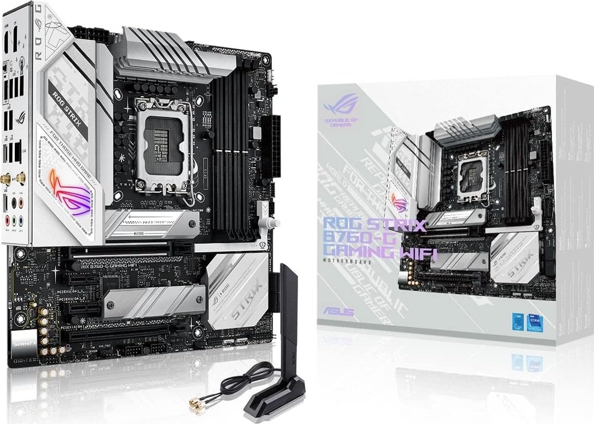 ASUS ROG STRIX B760-G GAMING WIFI pamatplate, mātesplate