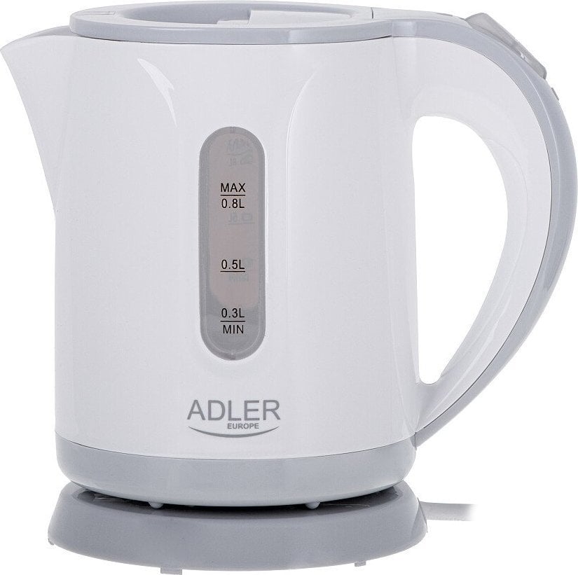 Electric kettle 0,8l AD 1371g white-gray Elektriskā Tējkanna