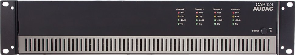 Audac AUDAC CAP424 Quad-channel power amplifier 4 x 240W 100V CAP424 (5414795031166)