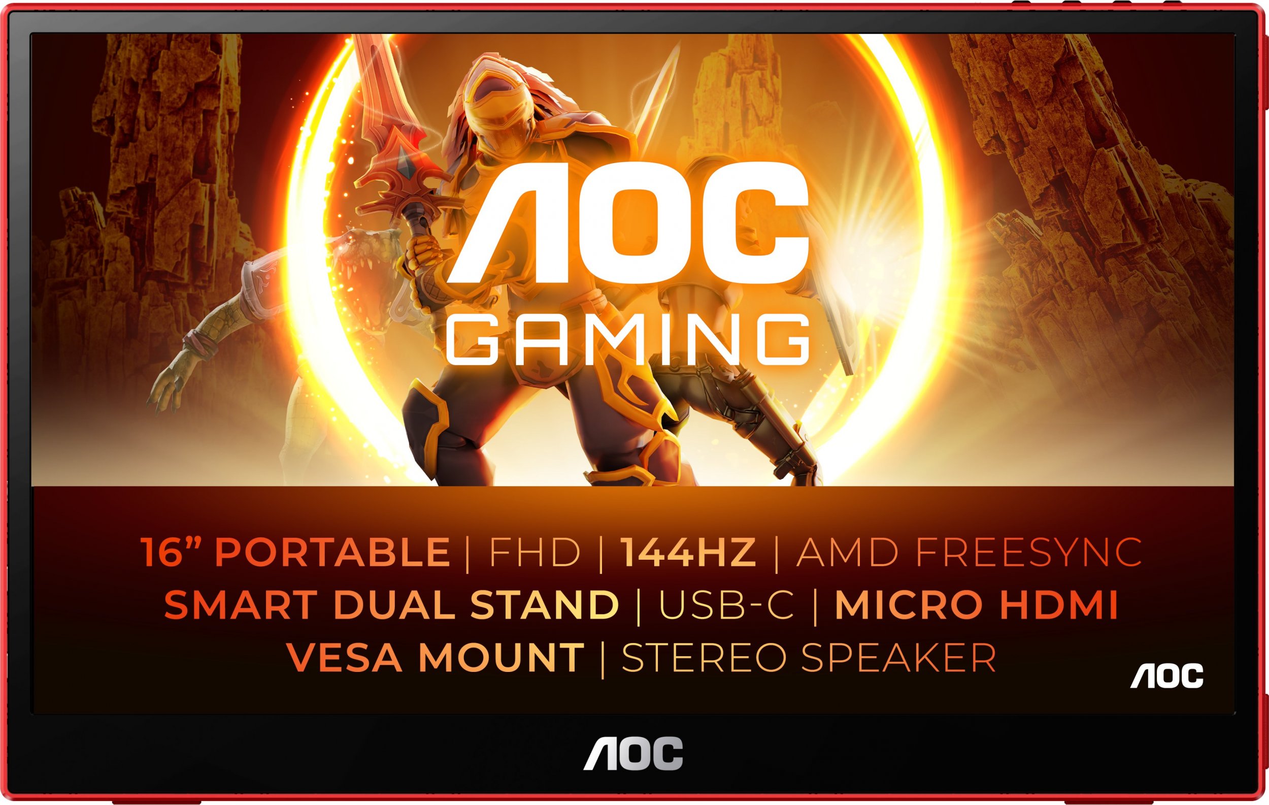 AOC Gaming 16G3 - LED monitor - Full HD (1080p) - 15.6" monitors