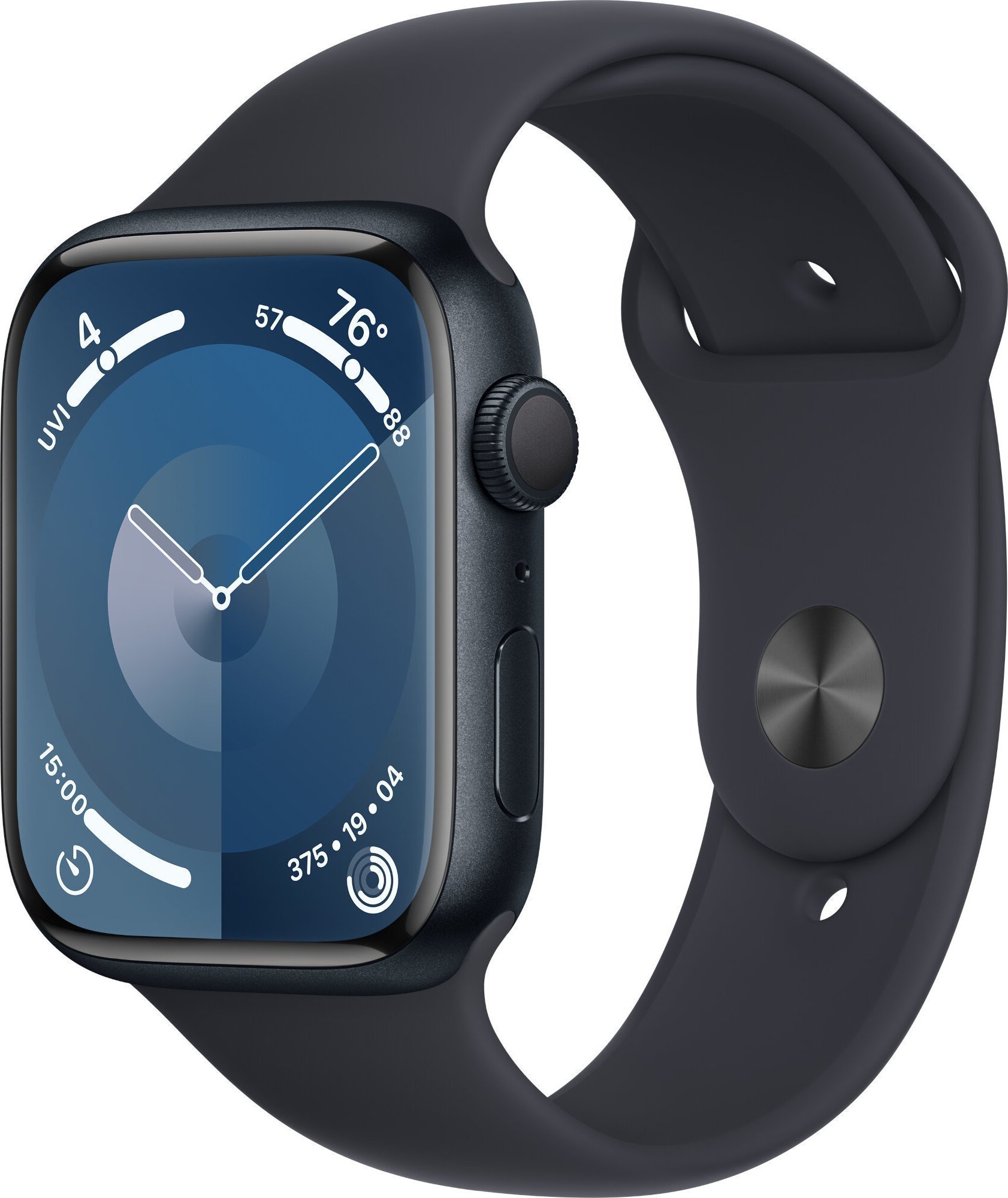 Watch Series 9 GPS + Cellular 41mm Midnight Aluminium Case with Midnight Sport Band - S/M Viedais pulkstenis, smartwatch
