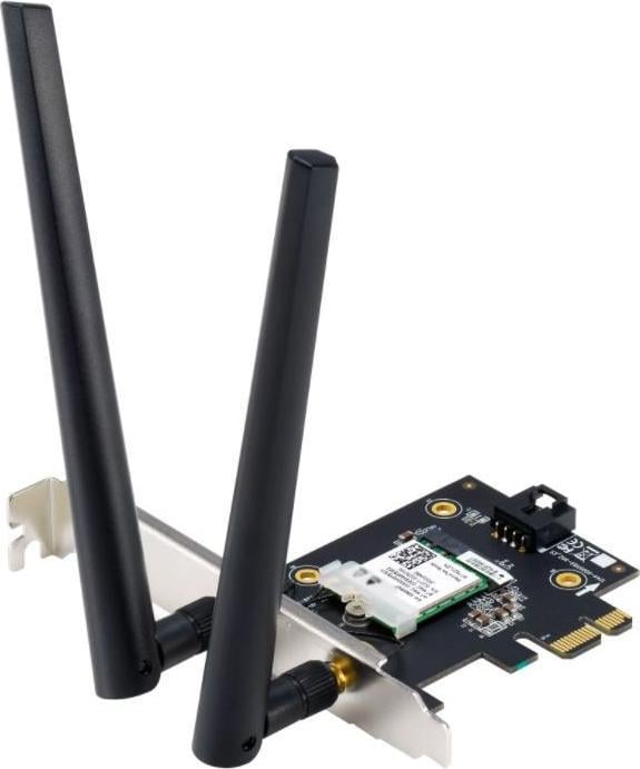 ASUS PCE-AX1800, 2.4GHz/5GHz WLAN, Bluetooth 5.2 LE, PCIe 2.0 x1