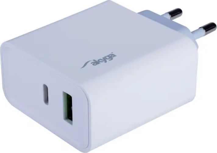 Akyga AK-CH-14 mobile device charger White Auto iekārtas lādētājs