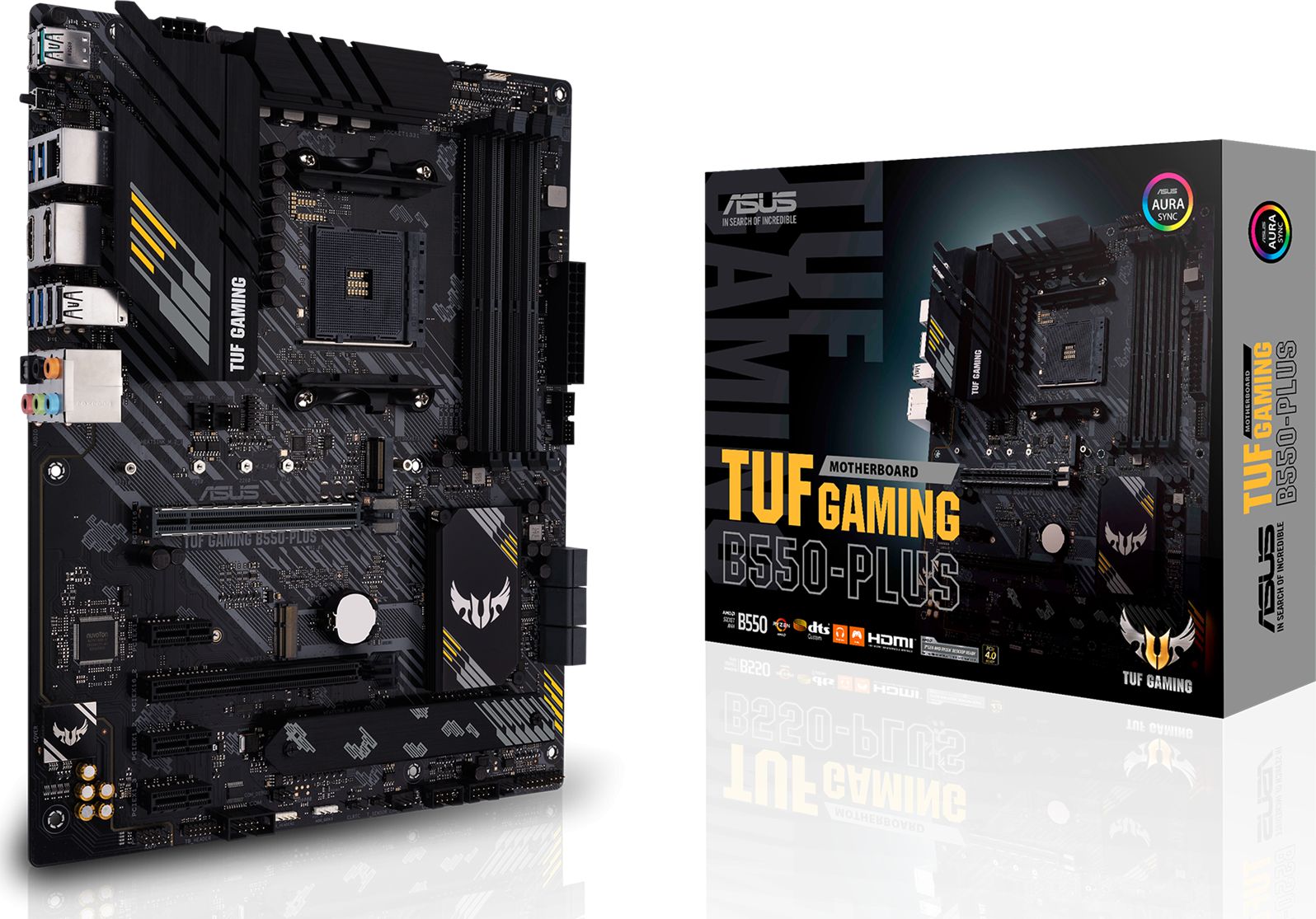 ASUS TUF GAMING B550-PLUS ATX MB pamatplate, mātesplate