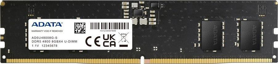 ADATA memory - module - 8 GB - DIMM 288-pin - 4800 MHz - unbuffered operatīvā atmiņa