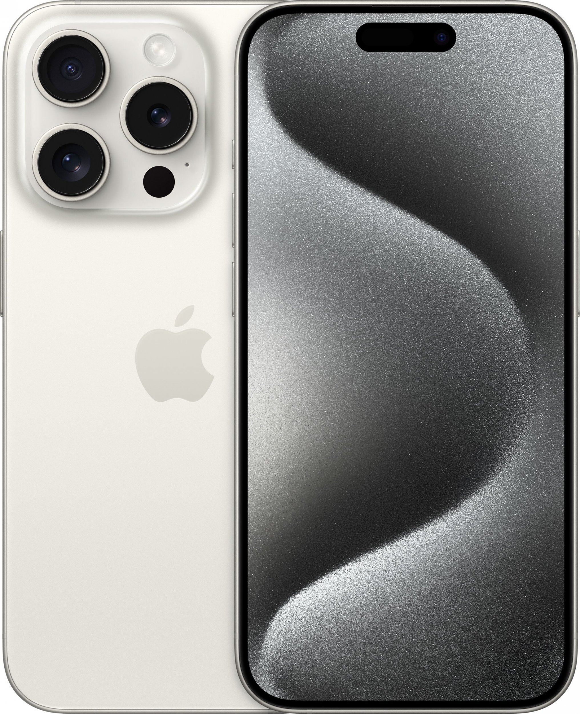 Smartfon Apple iPhone 15 Pro 1TB White Titanium (MTVD3) 1401582 (195949020834) Mobilais Telefons