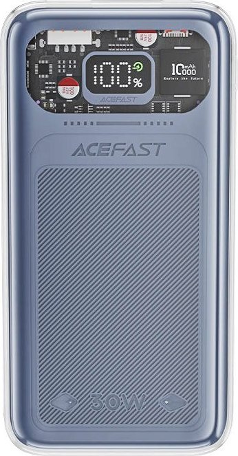 Powerbank Acefast Acefast M1 10000mAh Szary Powerbank, mobilā uzlādes iekārta