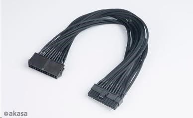 Akasa 0.4m, Czarny (AK-CBPW06-40BK) AK-CBPW06-40BK (4710614531444) kabelis datoram