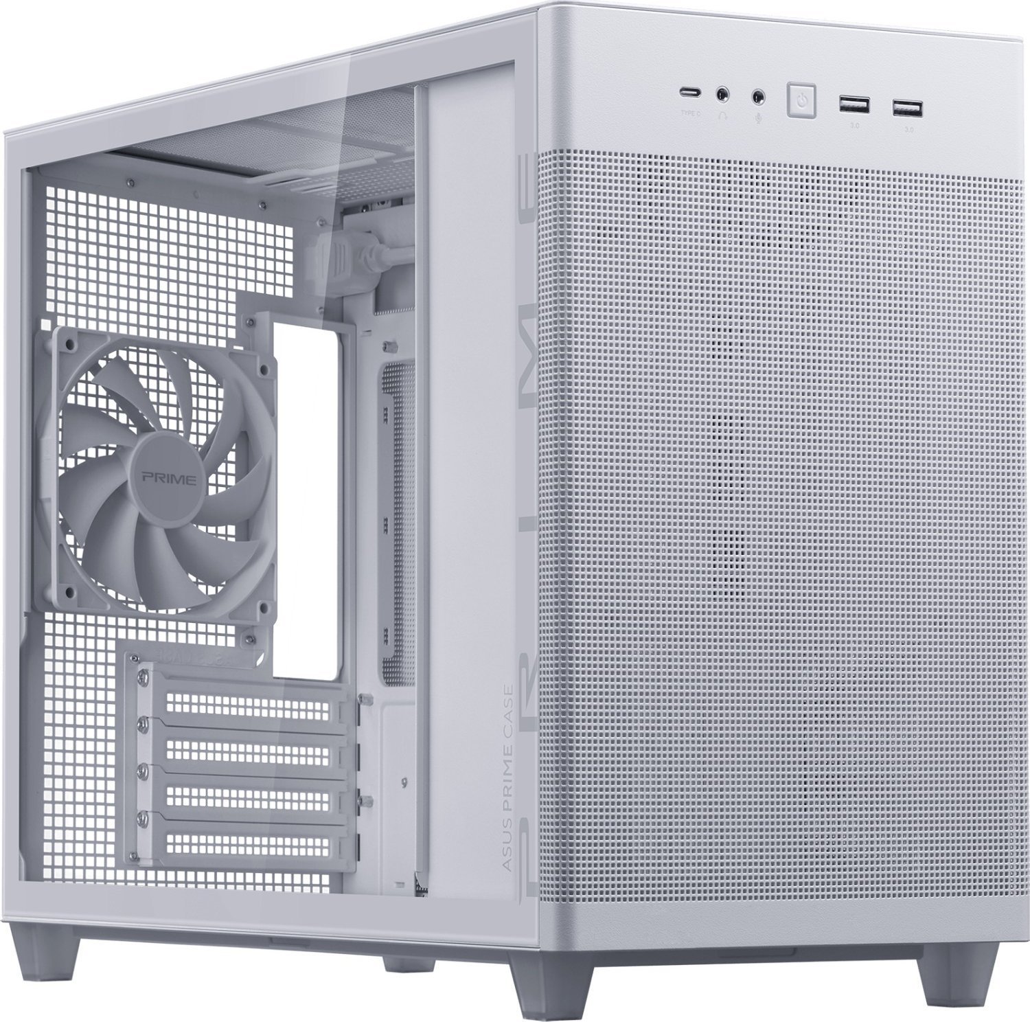 Obudowa Asus AP201 PRIME CASE TG white Datora korpuss