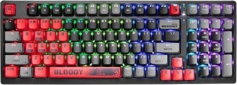 Mechanical keyboard A4TECH BLOODY S98 USB Sports Red (BLMS Red Switches) A4TKLA47261 klaviatūra