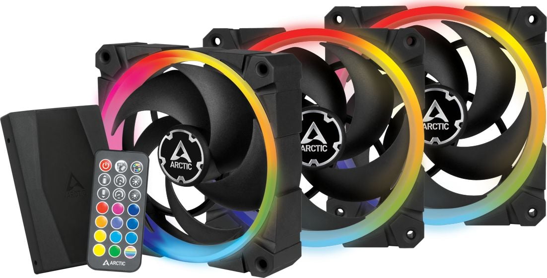 Case Acc Arctic BioniX P120 12cm A-RGB 3Pack ventilators