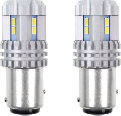 AMiO Zarowki LED CANBUS UltraBright 3020 22SMD 1157 P21/5W White 12V/24V AMI-02450 (5903293024508) auto spuldze