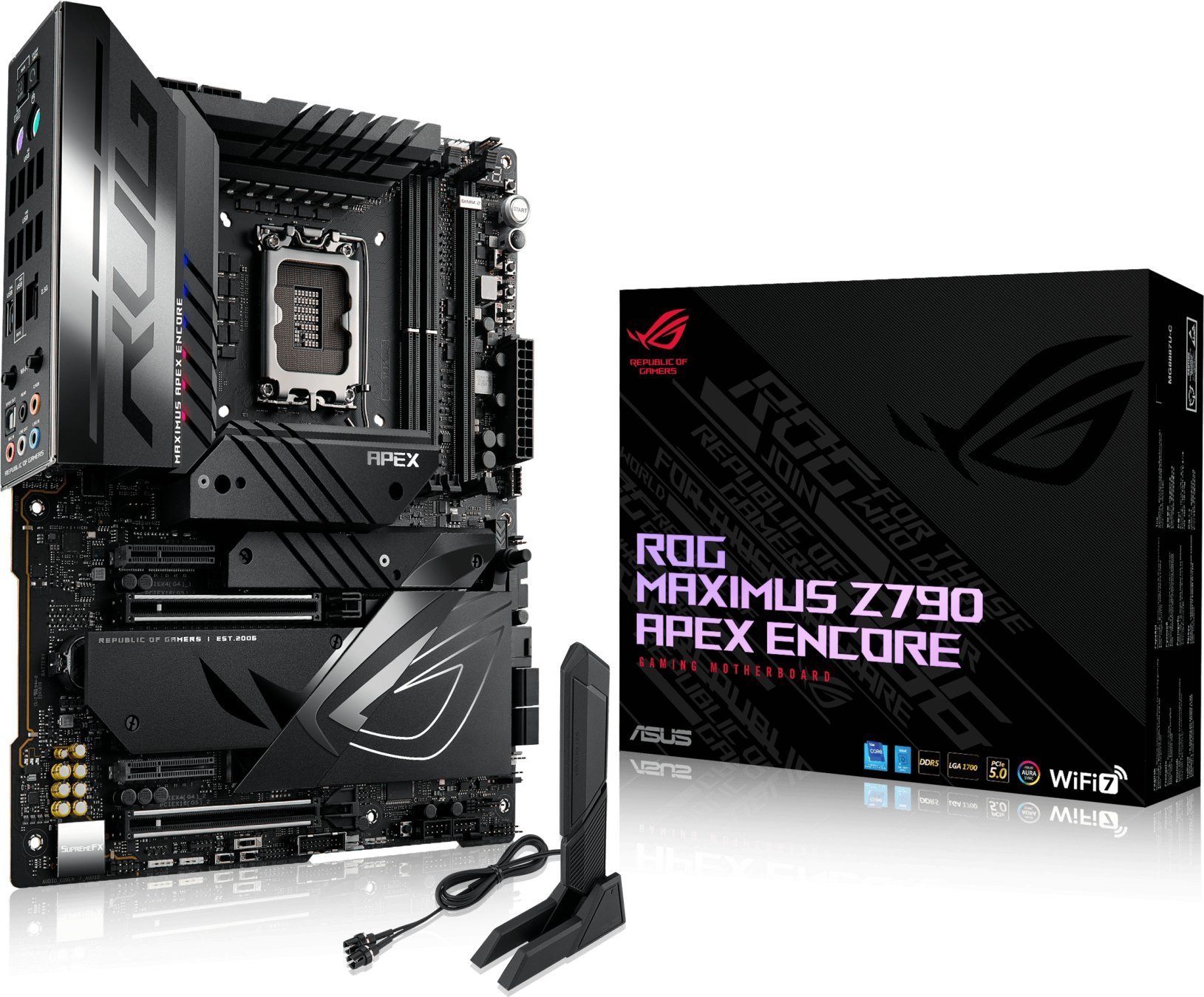 ROG MAXIMUS Z790 APEX ENCORE s1700 2DDR5 ATX pamatplate, mātesplate