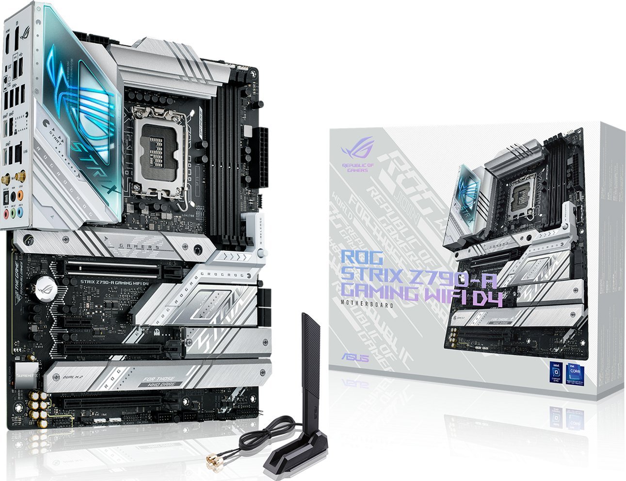 Plyta glowna Asus ROG STRIX Z790-A GAMING WIFI D4 ROG STRIX Z790-A GAMING WIFI D4 (4711081941033) pamatplate, mātesplate