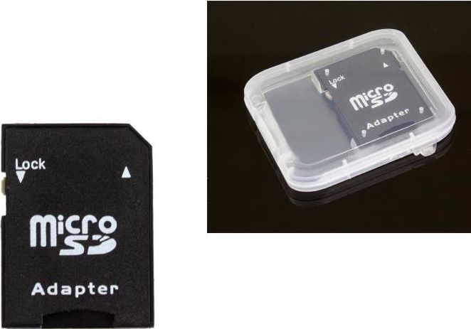 Aptel Adapter przejsciowka MICRO SD-SD SDHC AK263 1090-uniw (5907621810276) aksesuārs mobilajiem telefoniem