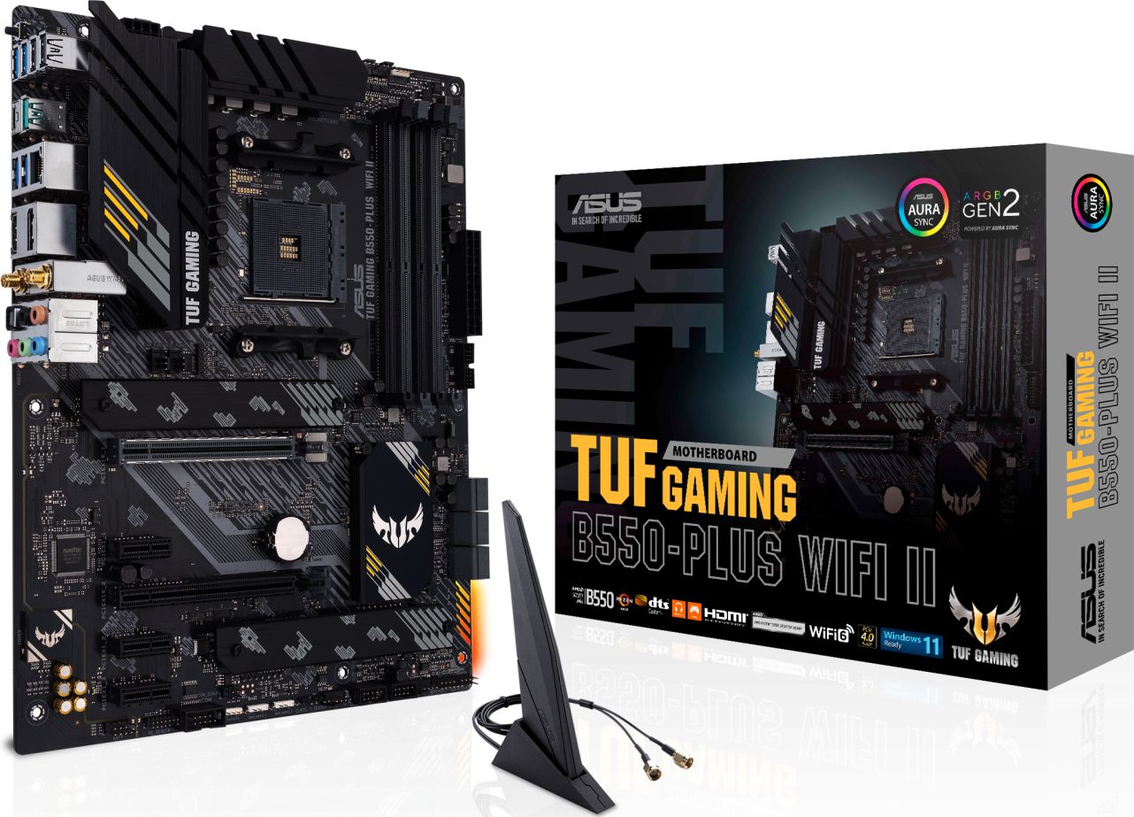 TUF GAMING B550-PLUS WI FI II AM4 4DDR4 HDMI/DP pamatplate, mātesplate