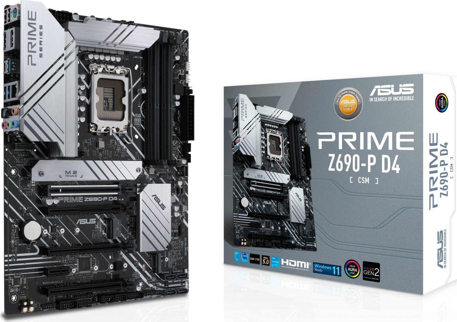 Plyta glowna Asus PRIME Z690-P D4-CSM pamatplate, mātesplate