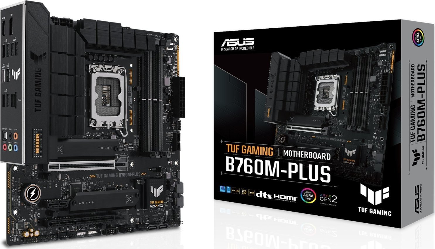 ASUS TUF GAMING B760M-PLUS LGA1700 pamatplate, mātesplate