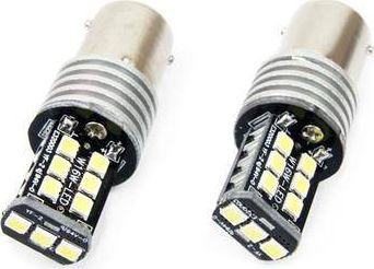 AMiO LED CANBUS 15SMD 2835 7,5W 1156 (P21W) White 12V/24V AMI-01293 (5903293012932) auto spuldze