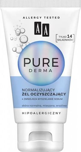 AA Pure Derma normalizujacy zel oczyszczajacy 150ml 5900116077284 (5900116077284) kosmētikas noņēmējs