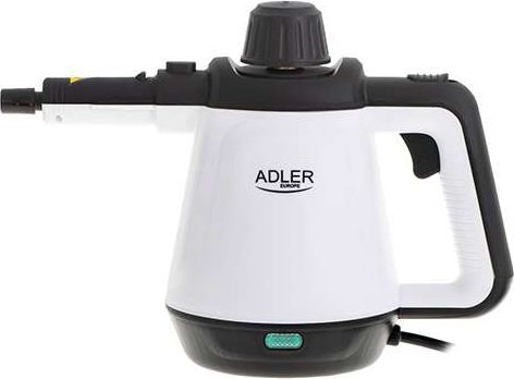 Adler Steam cleaner AD 7038 Power 1200 W, Steam pressure 3.5 bar, Water tank capacity 0.45 L, White/Black tvaika tīrītājs, ierīce