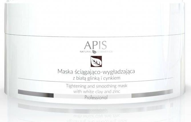 APIS APIS PROFESSIONAL - Maska sciagajaco - wygladzajaca z biala glinka i cynkiem 200 ml (50375) 5901810000882 (5901810000882)