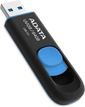 ADATA 64GB USB Stick UV128 USB3.0 black USB Flash atmiņa