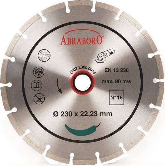 Abraboro Tarcza diamentowa 230 x 22/7 N16 (AB23000016) AB23000016 (5999082029892)