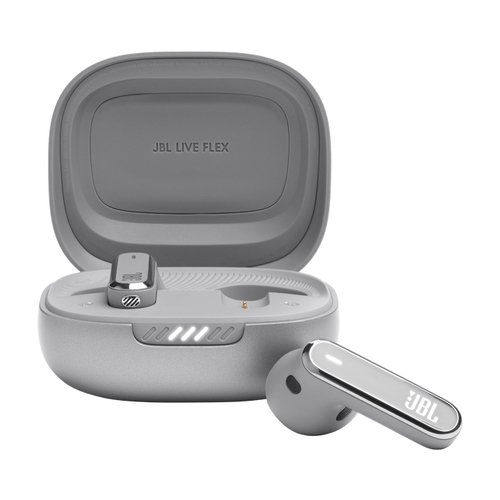 JBL LIVE FLEX Headset Wireless In-ear Music Bluetooth Silver 6925281960840
