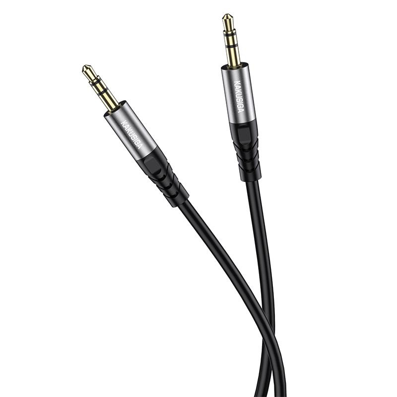 iKaku KSC-892 LIANYI AUX Audio vads 3.5mm uz 3.5mm Jack 1m Black 6921042133225 KSC-892 (6921042133225) adapteris