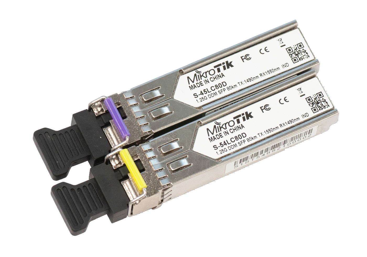 MikroTik  Pair of imodules for 80km links, includes one S-45LC80D and one S-54LC80D 2000001099384 tīkla iekārta