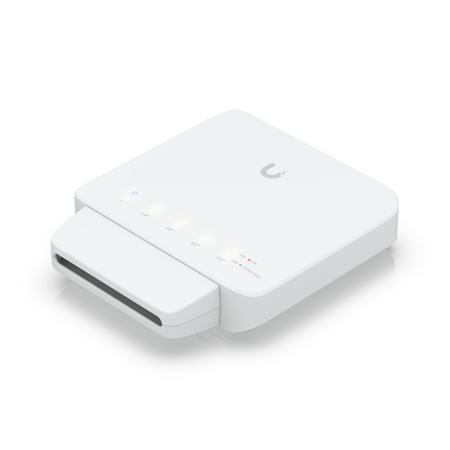 Ubiquiti USW-Flex 5 x Gigabit UniFi switch (1x PoE In, 4x PoE+/48V PoE out 46W) Access point