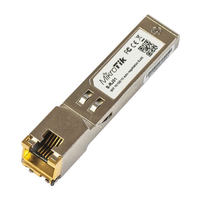 MikroTik SFP RJ45 module 1GbE, 100m tīkla iekārta