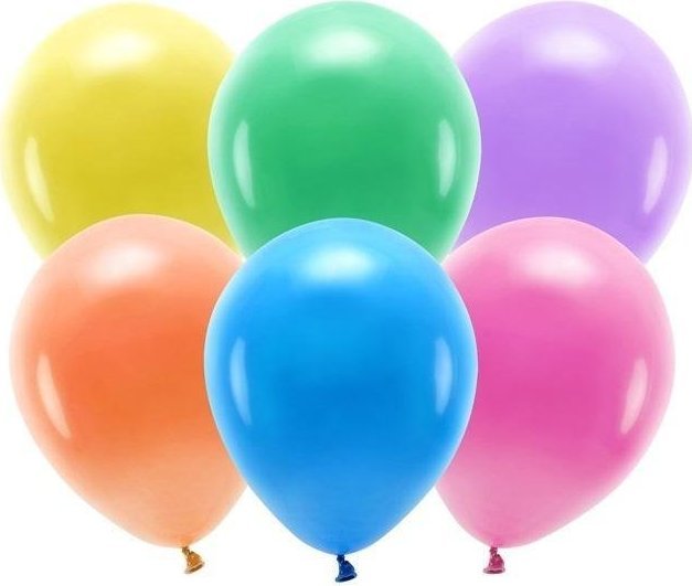Party Deco Balony Eco 30cm, pastelowe, MIX (1 op. / 10 szt.) PARX1703 (5900779138841)