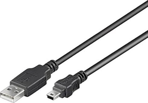 Kabel USB PremiumCord USB-A - miniUSB 2 m Czarny (ku2m2a) ku2m2a (8592220003685) USB kabelis