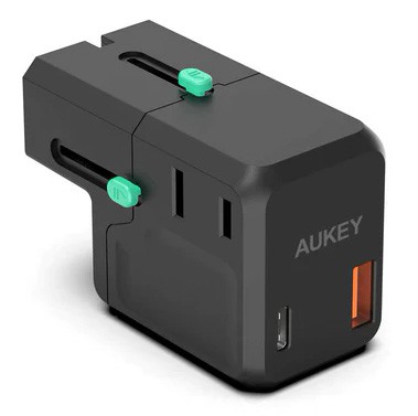 AUKEY PA-TA06 Universal Travel Wall Charger PD iekārtas lādētājs