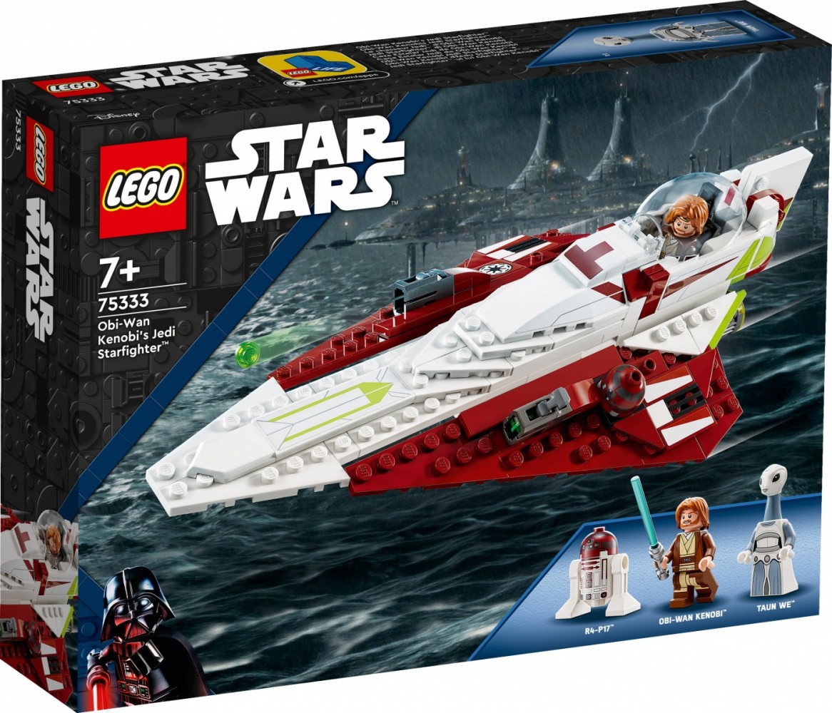 LEGO Star Wars 75333 Obi-Wan Kenobis Jedi Starfighter LEGO konstruktors