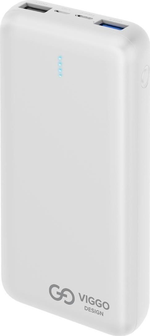 Viggo Design powerbank Premium 20000mAh USB-C white Powerbank, mobilā uzlādes iekārta