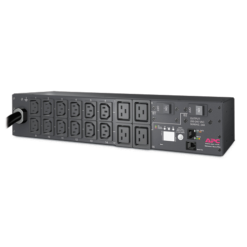 APC Rack PDU, Metered, 2U, 30A, 208V, (12) C13S & (4) C19 nepārtrauktas barošanas avots UPS