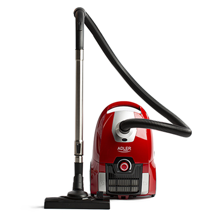 Adler Vacuum Cleaner AD 7041 700 W, Bagged, 74 dB, Red 5902934835282 Putekļu sūcējs