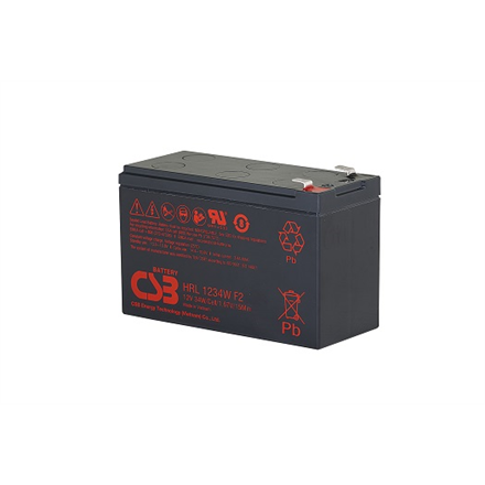 CSB Battery Valve Regulated Lead Acid Battery HRL1234WF2FR 12 V, 9 Ah nepārtrauktas barošanas avots UPS