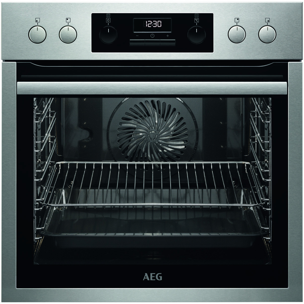 AEG EEB331010M, cooker (stainless steel) 940321380 (7332543749164) Cepeškrāsns