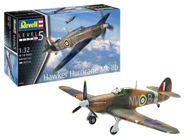 Plastic model Plane Hawker Hurricane MK IIB 1/32 04968 (4009803049687) Rotaļu auto un modeļi