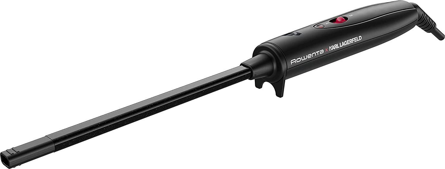 Rowenta KARL LAGERFELD Curls Forever CF311L, curling iron (black/red) masāžas ierīce