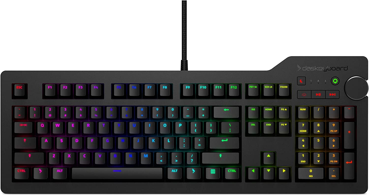 DE layout - Das Keyboard 4Q , keyboard (black, Cherry MX Brown) klaviatūra