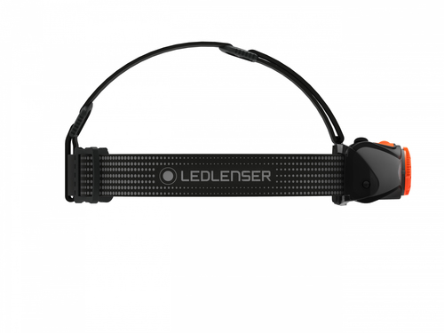 Ledlenser MH7 Black, Orange Headband flashlight LED kabatas lukturis