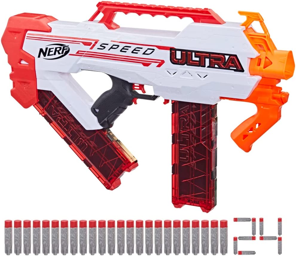 Hasbro Hasbro Nerf Ultra Speed, Nerf Gun (blue-grey/orange) Rotaļu ieroči