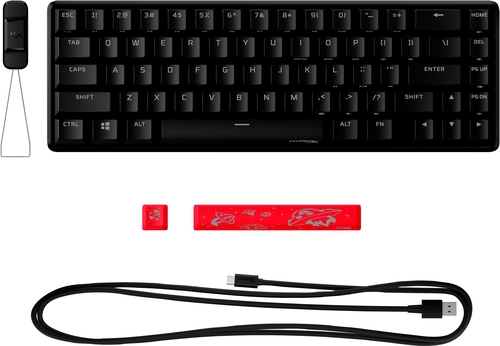 Klawiatura HyperX Alloy Origins 65 HyperX Red (4P5D6AA) klaviatūra