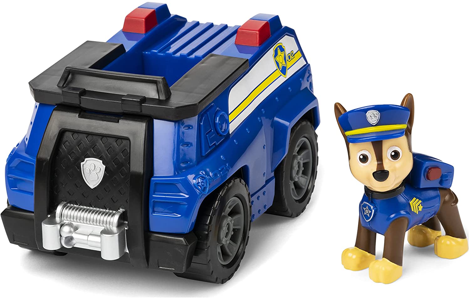 PAW Patrol Polizei-Fahrzeug mit Chase-Figur (Basic Vehicle/Basis Fahrzeug) (6061799) 778988406151